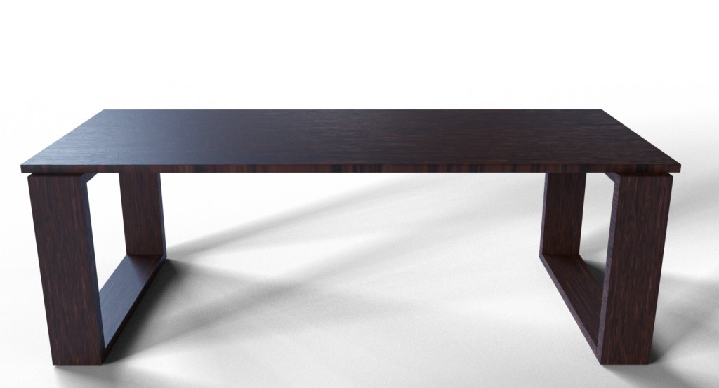 Wenge Hardwood Table preview image 2